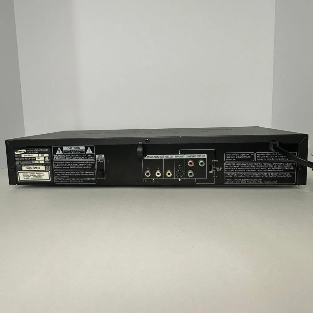 Samsung DVD Player DVD-M101 Black Tested/Works